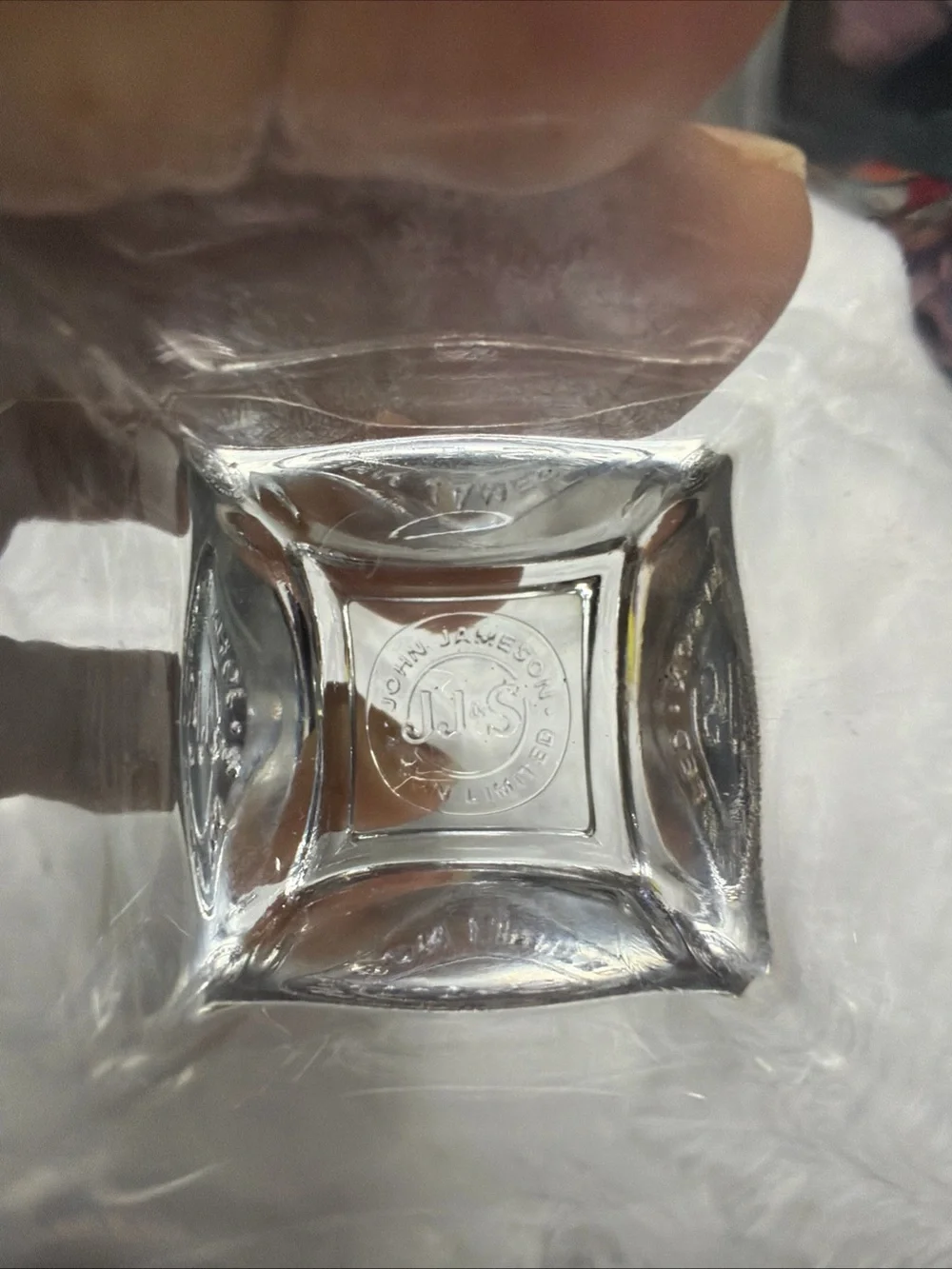 Jameson embossed 1.5 o Embossed Clear Shot Glass - Branded